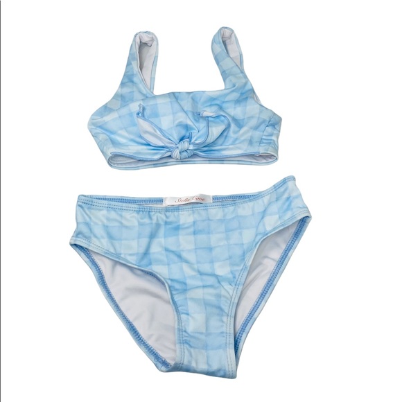 STELLA COVE**Blue/White Check Bikini Set***Size 4 $88